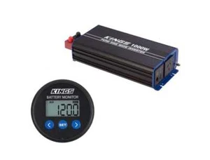 Kings 1000W Pure Sine Wave Inverter + 500A Battery Monitor With Shunt - Picture 1 of 11