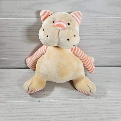 Gato listrado de pelúcia de pelúcia MONCALIN feito à mão e feito nos EUA laranja bronzeado branco - Imagem 1 de 4