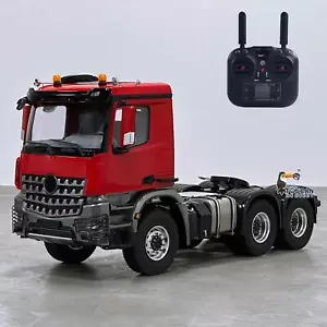 6x6 1/14 RC 6X6 Radio Controlled Tractor Truck Model for DIY TAMIYA Semi Trailer - Picture 1 of 8