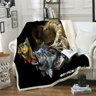 Carp Fishing 3D Beds Hiking Picnic Thick Quilt Bedspread Fleece Throw Blanket