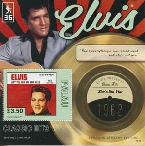 Palau 2012 MNH Elvis Presley Stamps Classic Hits She's Not You Music 1v S/S V - Picture 1 of 1