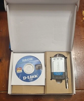 D-Link Ethernet USB 2.0 10/100 Mb Adattatore/Adapter - Immagine 1 di 4