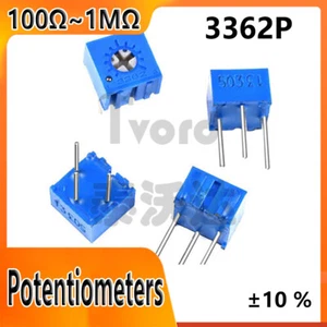 3362P Trimmer Trim pots 100Ω 200Ω 500Ω to 1MΩ Potentiometer variable Resistor - Picture 1 of 7