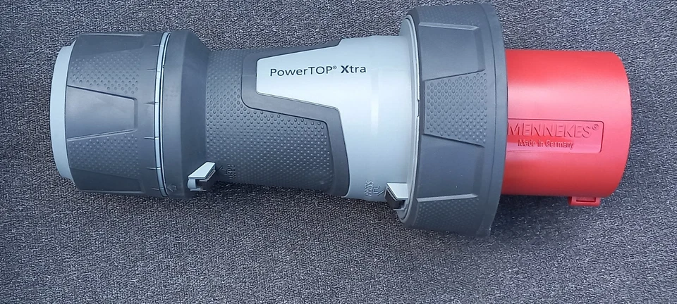 125A Mennekes 400V 3P+ N + E IP67 PowerTOP Xtra Plug (13225) - Image 1 of 4