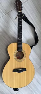 Oscar Schmidt Folk Style Acoustic Guitar, Select Spruce Top, Natural Finish, OF2 - Picture 1 of 6