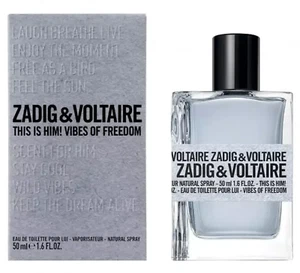 Zadig & Voltaire This is Him Vibes of Freedom 50ml /1.7oz Eau de Toilette Spray - Picture 1 of 1