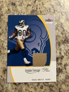 2001 Fleer Genuine Coverage Plus Isaac Bruce Rams Jersey - Picture 1 of 2