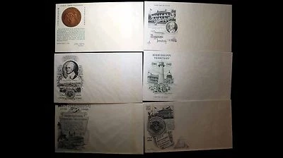 1948 First Day of Issue 150th Anniversary Territory of Mississippi Set of 6 FDC - Image 1 of 4