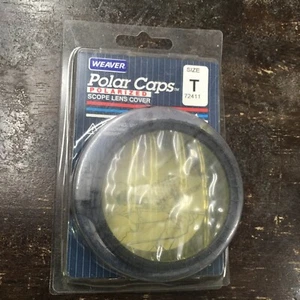Vintage Weaver Scope Cap Flip Open Polarkappe Größe T #72411 (2,41-2,56") USA NOS - Bild 1 von 5
