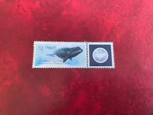 CANADA 2007 MNH ENDANGERED ANIMALS + LABEL NORTH ATLANTIC RIGHT WHALE - Picture 1 of 1