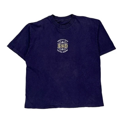 Swat Unbranded Single Stitch T-Shirt - XL Blue Cotton - Image 1 of 4