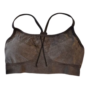 Athleta Sports Bra Size Medium B/C Cup Shale/Gray Sun Faded - Picture 1 of 5