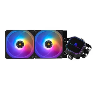 Thermalright Frozen Prism 240 schwarz ARGB CPU Wasserkühler mit zwei PWM Lüfter, is - Bild 1 von 6