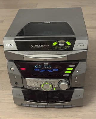 RCA 5 Disc Changer Audio System RS-2505 Electronic Equalizer - See Description - Image 1 of 4