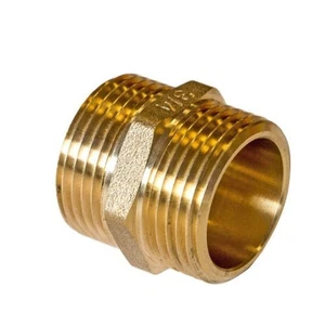 Brass BSPP Hexagon Nipple - Sizes 1/8" To 2" - Picture 1 of 1