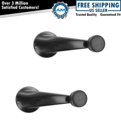 Manivela de ventana manual negro conductor pasajero par para S10 S15 Blazer Foto 1 de 4