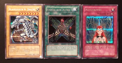 Yu-Gi-Oh! Blauäugiger w. Drache, PCK-G001-003, Secret Rare, 2. Auflage, Heavy PL - Bild 1 von 4