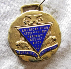 Vintage Watch Fob - American Iron & Steel Ass'n          (359 - Picture 1 of 3