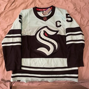 Adidas Seattle Kraken Mark Giordano Alternate Reverse Retro Jersey Men’s Size 54 - Picture 1 of 3