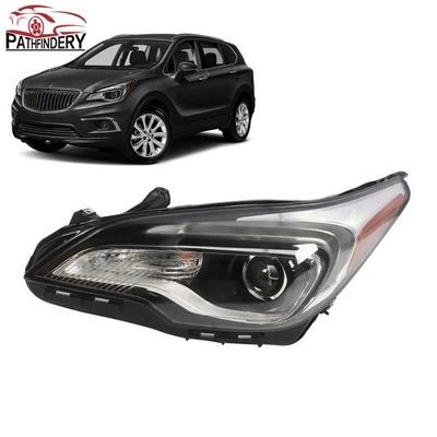Left Driver Halogen Headlight For 2016-2018 Buick Envision Left W/ LED DRL Bulbs - Image 1 of 4