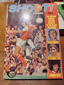SHOOT! Annual 1973 Vintage Collectable Football Memorabilia Book HB VGC - Picture 1 of 24