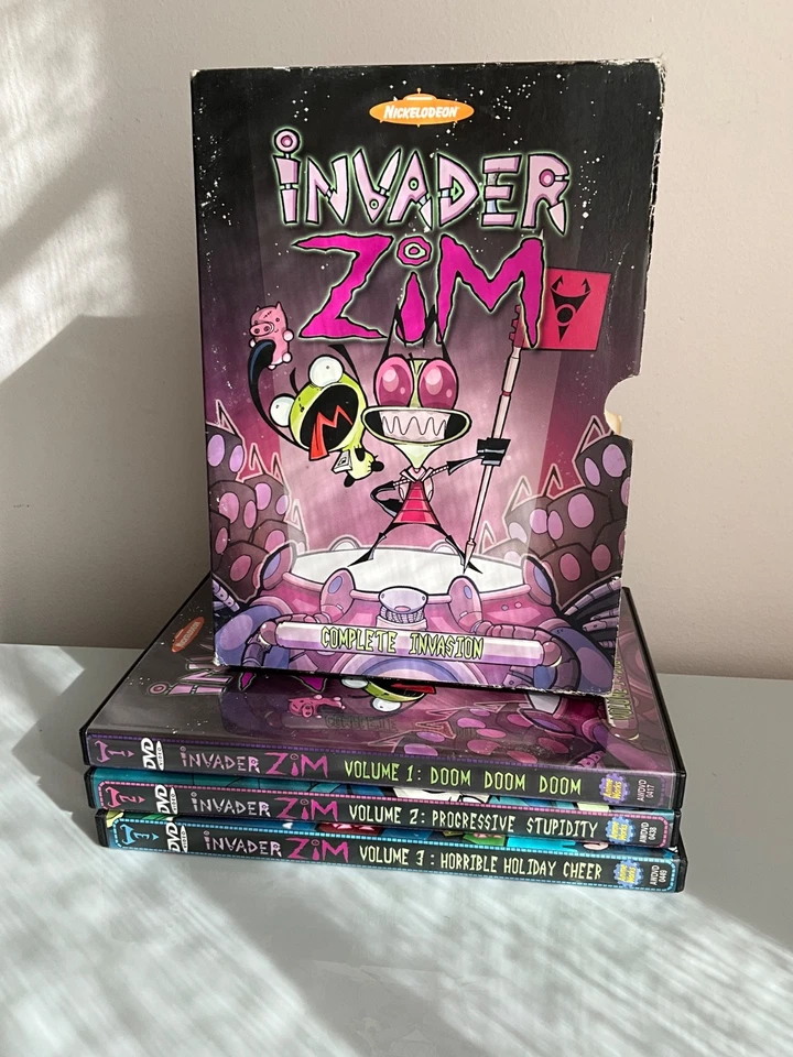 Invader Zim : Complete Invasion DVD Box Set Volume 1 2 3 Region 1 - Image 1 of 4