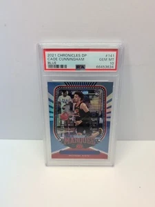 Cade Cunningham RC /99 PSA 10 2021 Panini Chronicles Marquee #141 Pistons BLUE - Bild 1 von 7