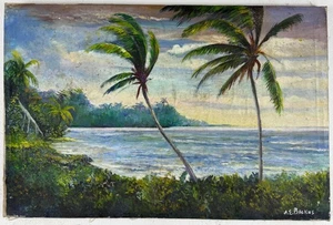 A. E. Backus (Handmade) Oil On Canvas Painting signed and stamped - Picture 1 of 6