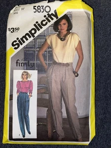 Vintage Pants  - Sewing Pattern - Simplicity 5830 - READ DESCRIPTION - Picture 1 of 5