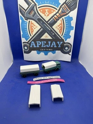 1 NEW SET OF WHITE CANOPYS FOR Matchbox No.1 & No.2 Mercedes Truck And Trailer - Image 1 of 4