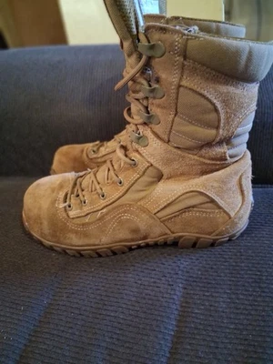 Belleville 533ST Boots Womens Size 7R Brown Steel Toe Military Tactical USA - Image 1 of 4