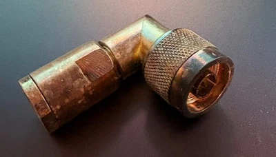 lote (30) Conectores Estrella 09408 UG-594 A/U tipo "N" conector ángulo recto plateado Foto 1 de 4