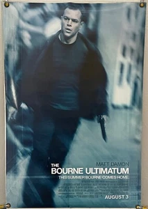 THE BOURNE ULTIMATUM DS ROLLED ORIGINAL ONE SHEET MOVIE POSTER MATT DAMON (2007) - Imagen 1 de 1