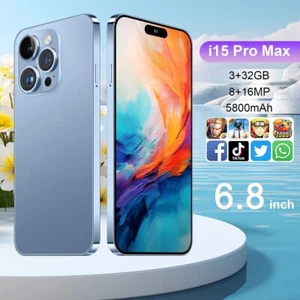 2025 i16 Pro Max Smartphone Unlocked Android Phone Dual SIM Cheap Mobile Phones - Picture 1 of 23