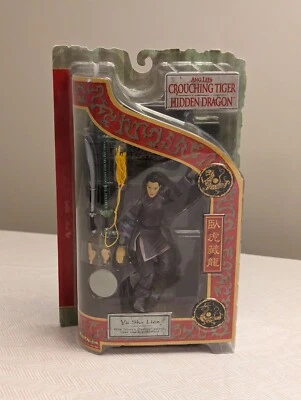 Raro Yu Shu Lien Tigre Agachado Dragón Oculto Figura ART ASYLUM 2001 Foto 1 de 4