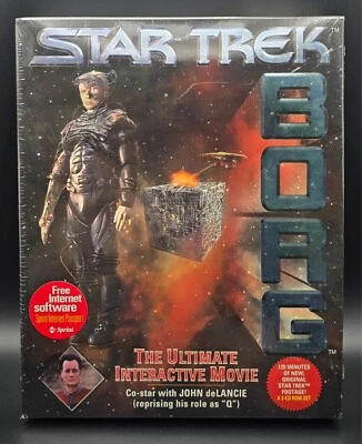 Star Trek Borg The Ultimate Interactive Movie Big Box PC SEALED NEW - Image 1 of 4