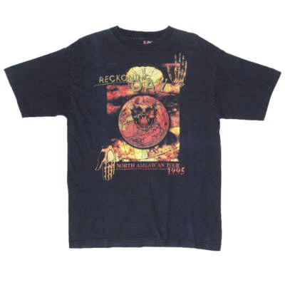 Camiseta Vintage 1995 Reckoning Day North American Tour S.Stitch Hecha en EE. UU. XL Foto 1 de 4