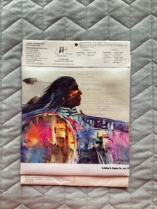 American Heritage no sew Stoffapplikation by JCA Indian Chief #03007 Vintage 1993 - Bild 1 von 2