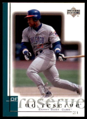 SAMMY SOSA 2001 UPPER DECK RESERVE #109 CHICAGO CUBS NR.MINT  - Image 1 of 2