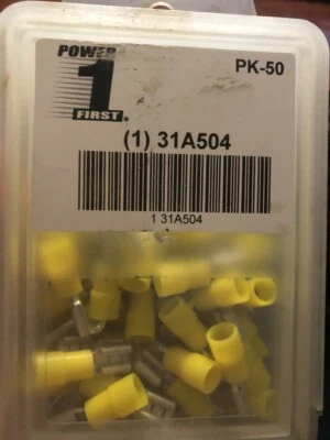 Power First 31A504 Piggyback,Single Crimp,Nylon,12-10,Pk50 - Image 1 of 3