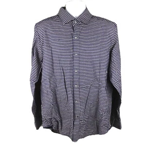 ROBERT GRAHAM Modern Americana Tailored Fit Button Up Shirt Men’s 2XL Purple - Picture 1 of 9