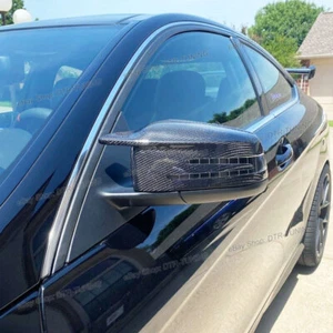 Carbon Fiber M Mirror Covers For 2010-2015 Mercedes E350 E400 E500 E63 AMG W212 - Picture 1 of 12