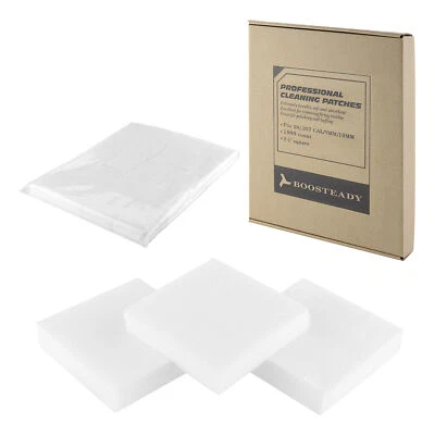 Pack de 1000 parches de limpieza de pistola cuadrada profesional de 2,12” x 2,12” con caja Foto 1 de 4