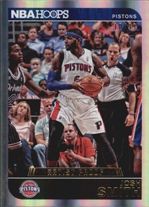 2014-15 Hoops Artist's Proofs Detroit Pistons Basketball Card #77 Josh Smith /99