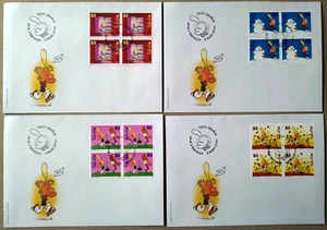 ZEP - TITEUF 4 ENVELOPPES TIMBREES LES 4 SAISONS 1er jour  - Picture 1 of 1