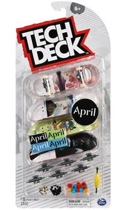 Tech Deck April Skateboards Fingerboard Confezione da 4 Yuto, O'Neill, Mariano, Cepeda - Foto 1 di 1