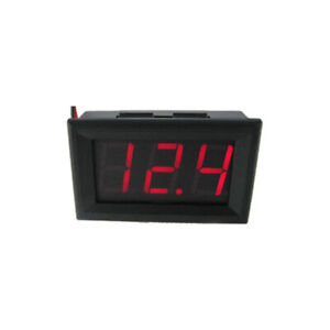 Car LED Wired DC Volt Meter Monitor Indicator Meter Gauge Precision Accessories,
