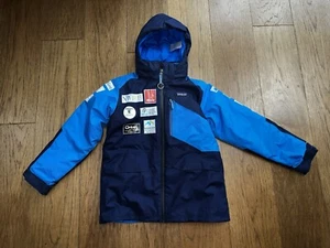 Patagonia Snowshot Jacket Kids L Boys Schweitzer Alpine Racing School Ski Hood - Picture 1 of 11