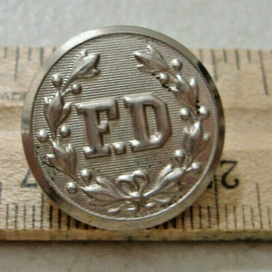 F. D.~FIRE DEPARTMENT BUTTON~WATERBURY COS. CONN. ~C - Bild 1 von 4