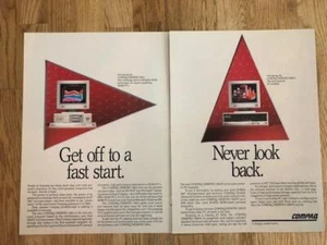 1988 Compaq Deskpro 386/25 Computer 4 pg Print-Ad / - Picture 1 of 1